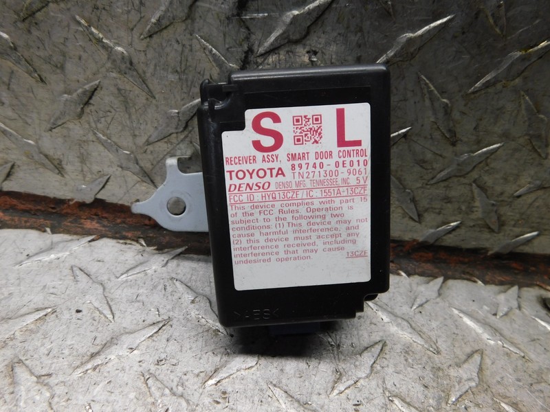 2012 LEXUS RX350 RECEIVER ASSY,SMART DOOR CONTROL MODULE 89740-0E010