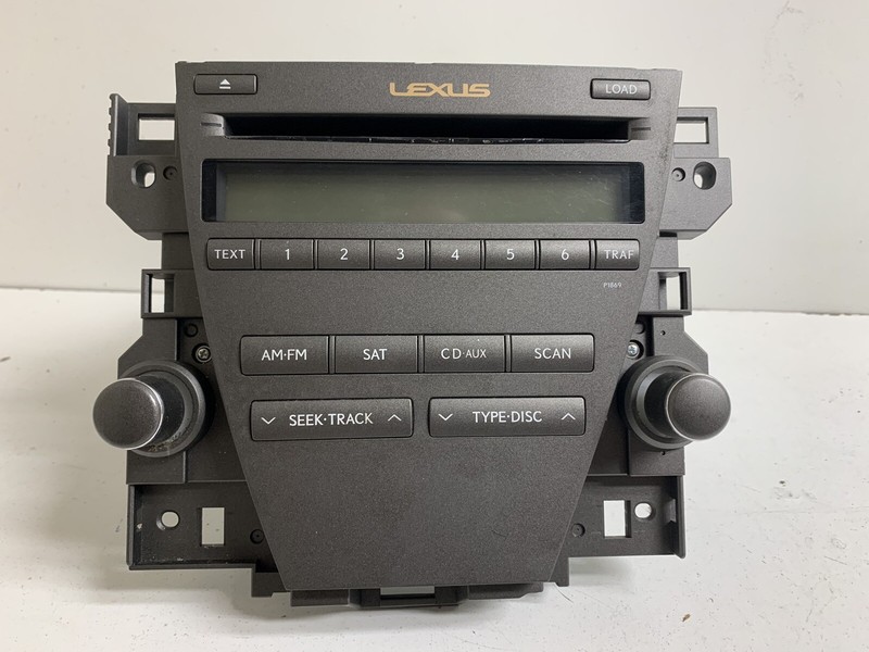 2010-2012 Lexus ES350 Radio Stereo P1869 86120-33E40 6 Disc CD Changer Player