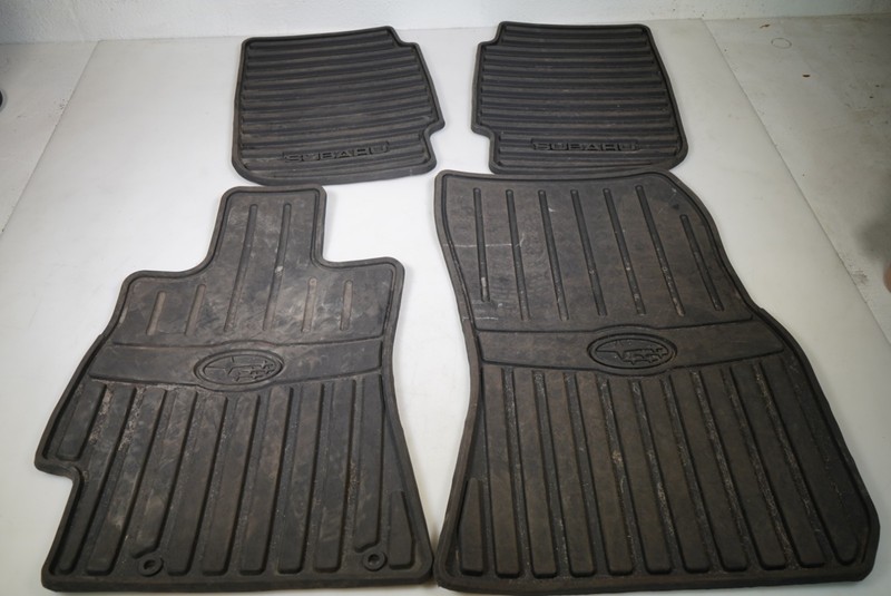 2010-2014 Subaru Legacy All Weather Floor Mats Front Rear Right Left J501SAJ000