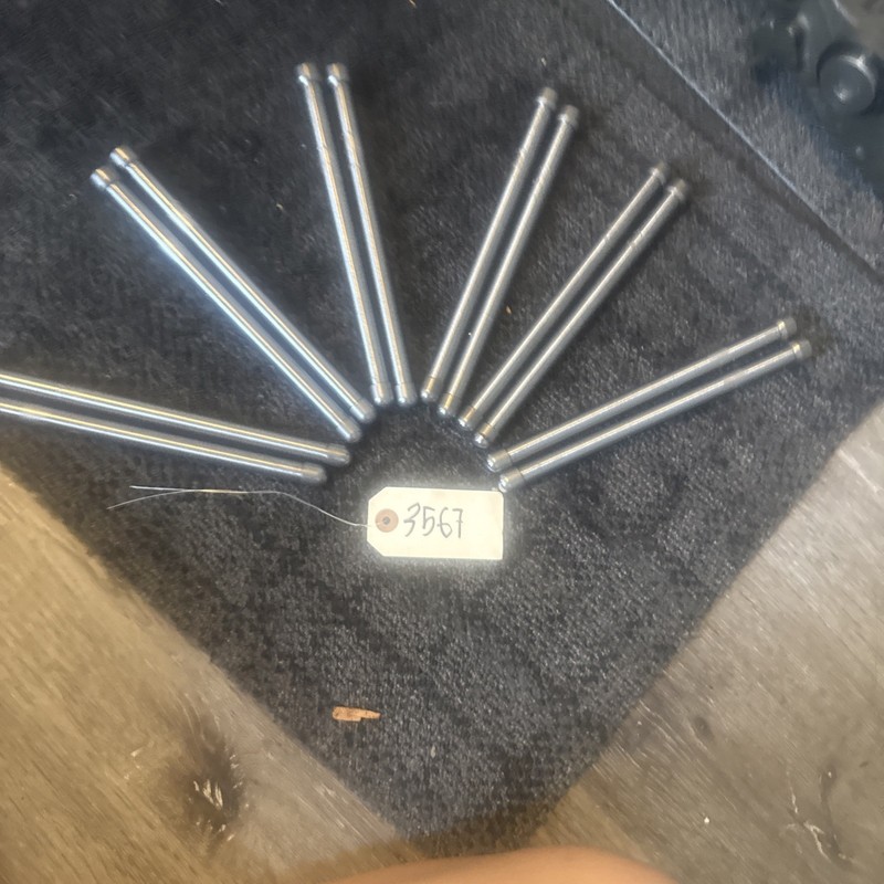 CUMMINS ISX DIESEL ENGINE SET OF 12 UNITS PUSH RODS- P/N: 4974975