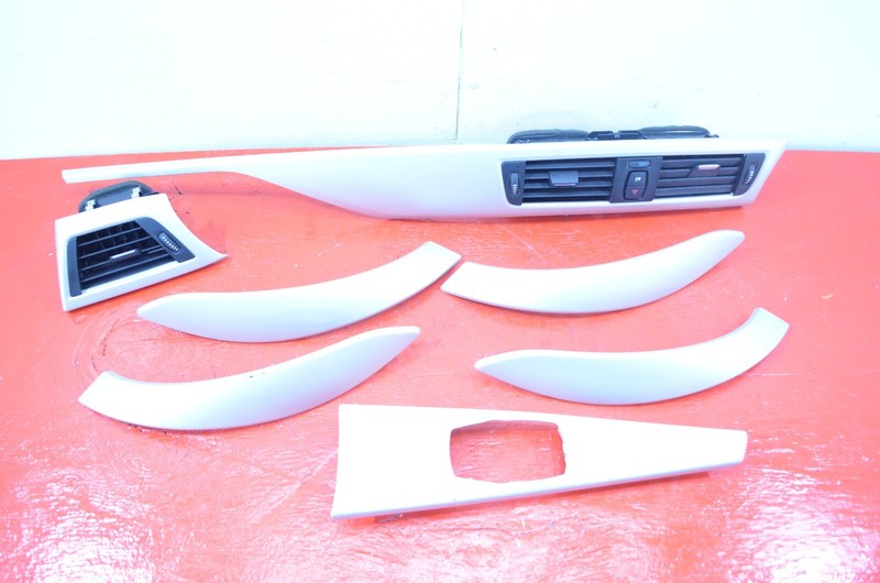 12-15 BMW F30 328i INTERIOR DASH TRIM SET OF 7 ITEMS OEM