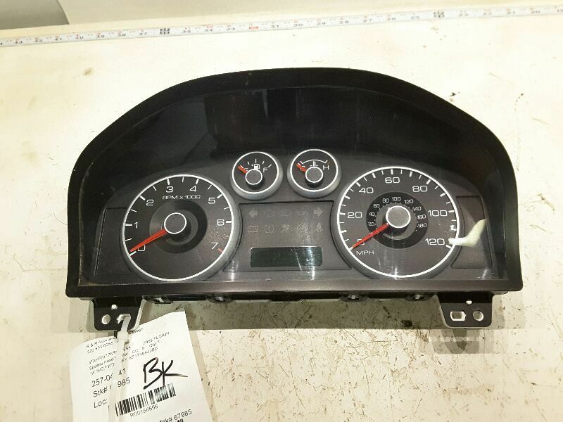 SPEEDOMETER CLUSTER MPH W/MESSAGE CENTER ID 8E5T-10849-BB THRU BD FITS FUSION