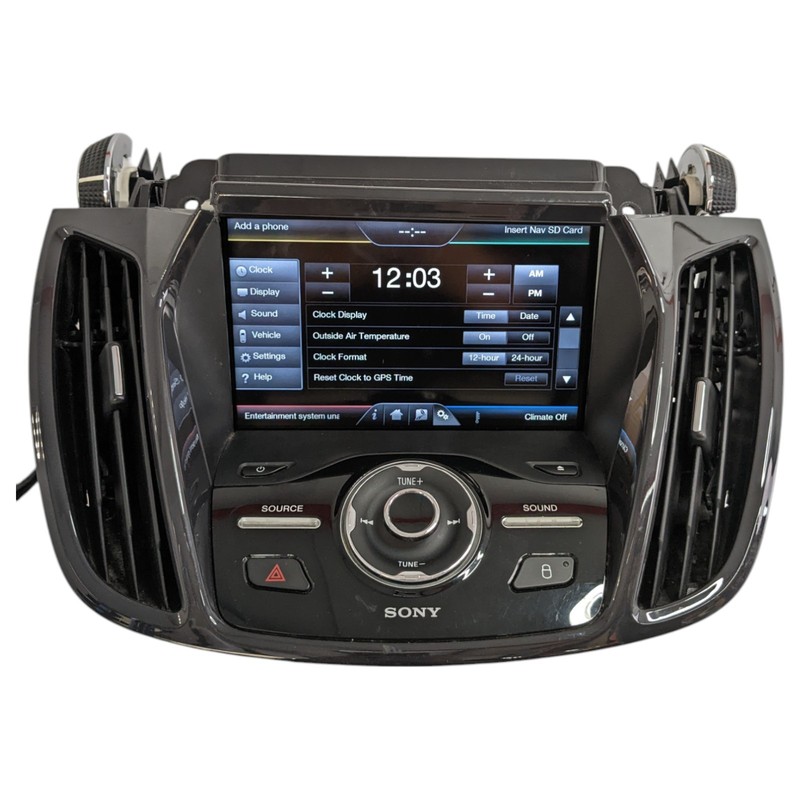 2013 2014 2015 2016 Ford Escape Head Unit Assembly AM FM CD Radio CJ54-18835-CCW