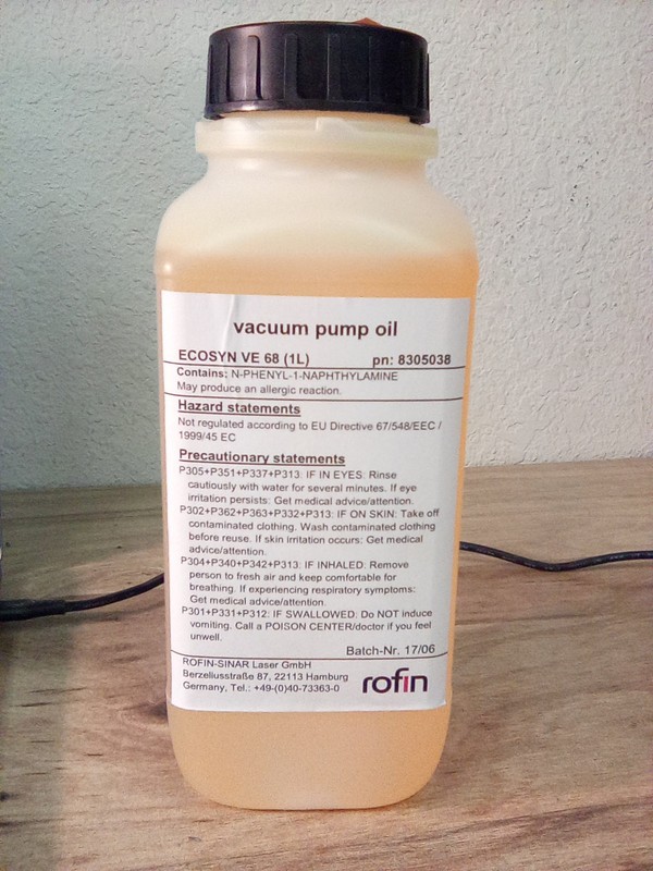 Rofin-Sinar Vacuum Pump Oil