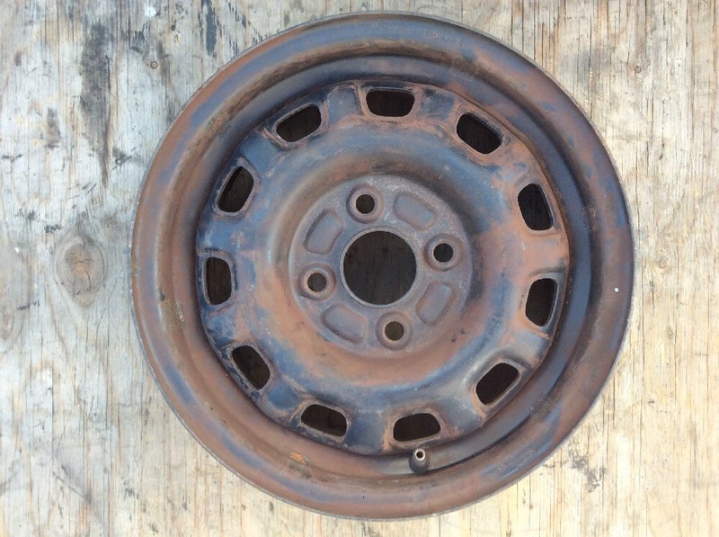 86 87 1986 1987 CRX Civic Steel Wheel Rim 13x5 4 Lug Used OEM