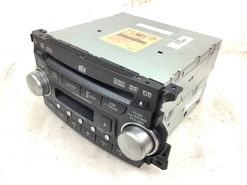 07-08 Acura TL S Tuner 6CD DVD XM MP3 Tape Player AM/FM Radio Dash Receiver 1TB6