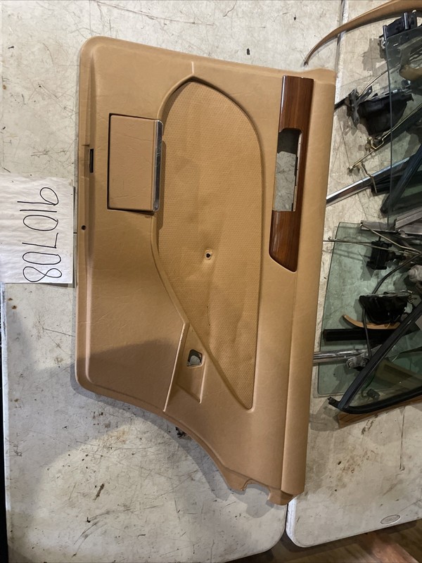 1986-1991 MERCEDES W126 560SEL 420SEL REAR INTERIOR DOOR PANEL RIGHT SIDE OEM