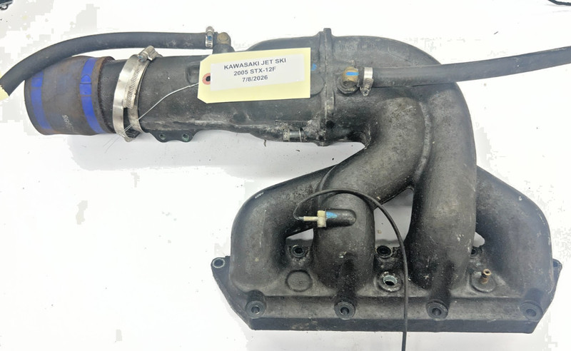 2004-19 Kawasaki STX-12 15 SX-R Ultra LX OEM Exhaust Manifold w/Pipe FRESHWATER!
