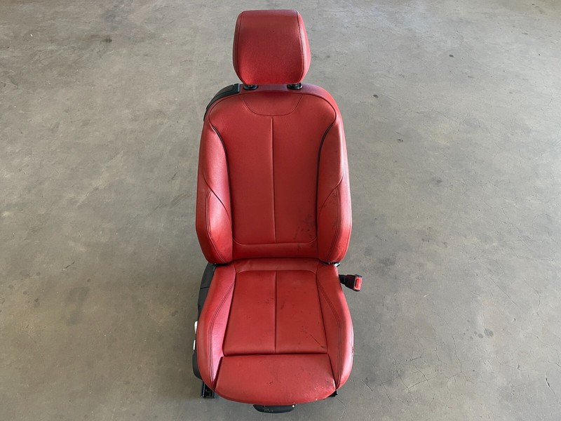 14 15 16 17 BMW F23 M235i Convertible Front Right Passenger Seat Red 1375 OEM