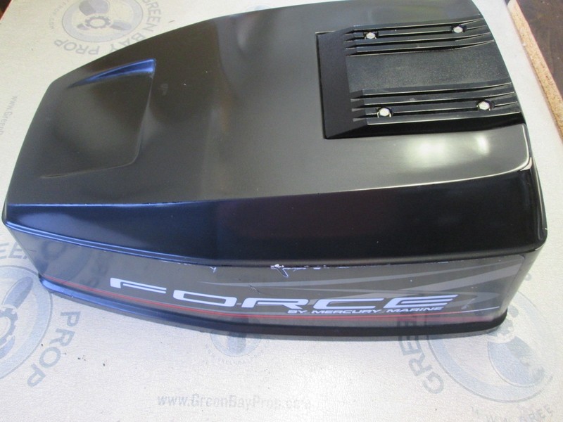 819748A4 Top Cowling Cowl Engine Cover for Force ELPT40 2 Cyl Outboard