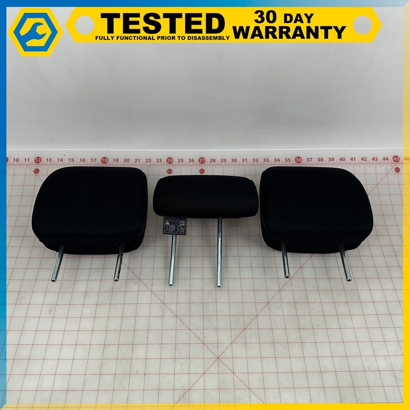 17-22 SUBARU WRX SEDAN REAR UPPER SEAT HEAD REST HEADREST CUSHION SET OF 3 OEM