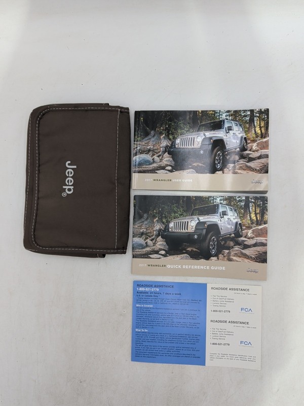 2017 Jeep Wrangler Owners Manual - Unlimited Rubicon Sahara User Guide Case