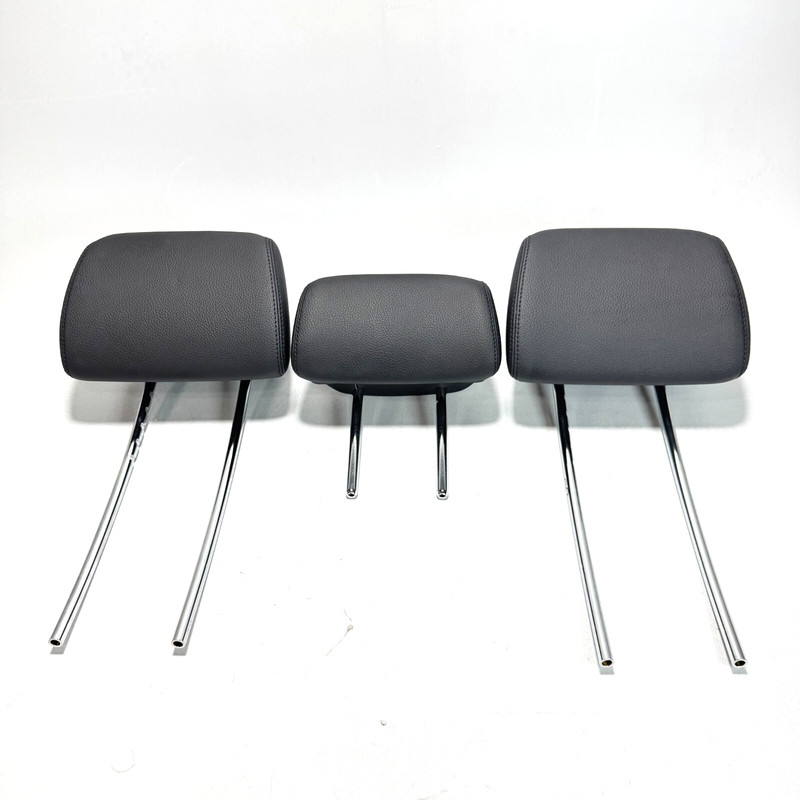 📌 10-16 MERCEDES BENZ E350 REAR BACK SET OF 3 SEAT HEADREST HEAD REST OEM