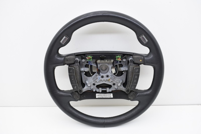 2008 BMW E66 750LI LEATHER STEERING WHEEL AND BUTTONS NON SPORT OEM KW35