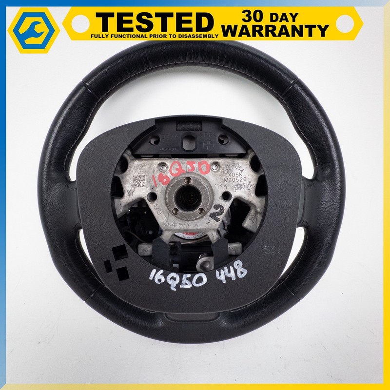 16-19 INFINITI Q50 MULTIFUNCTION STEERING WHEEL ASSEMBLY BLACK OEM