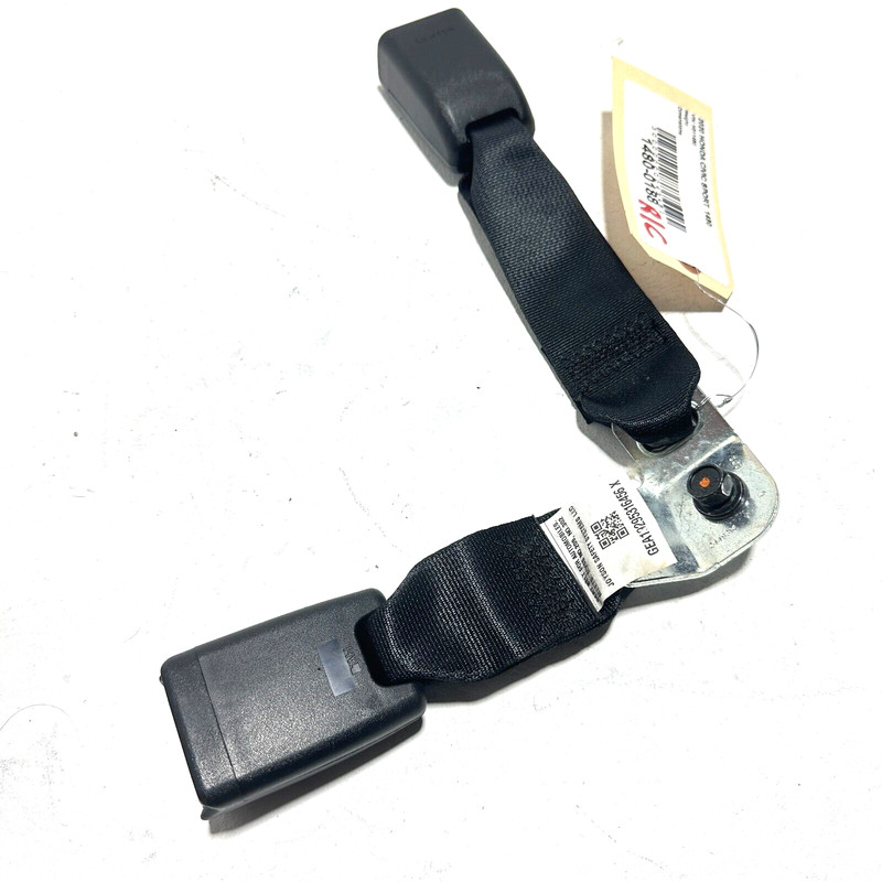 2016-2021 HONDA CIVIC REAR CENTER SEAT BELT BUCKLE BLACK OEM
