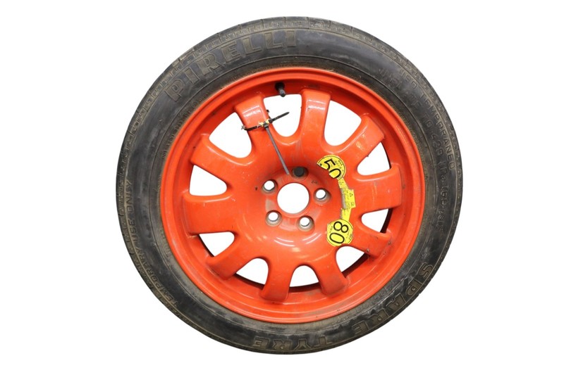 04-21 Jaguar X250 XK XJR XF Emergency Spare Tire Wheel Donut Rim 135 80 18" Oem