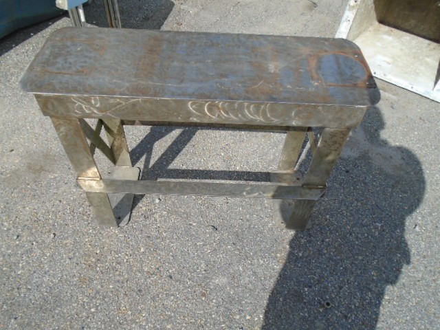 Used Stainless Steel Center Console Leaning Post Seat Bracket Base