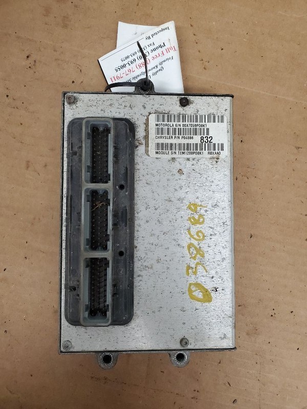 Engine ECM Electronic Control Module Right Hand Fender Fits 96 DAKOTA 292255