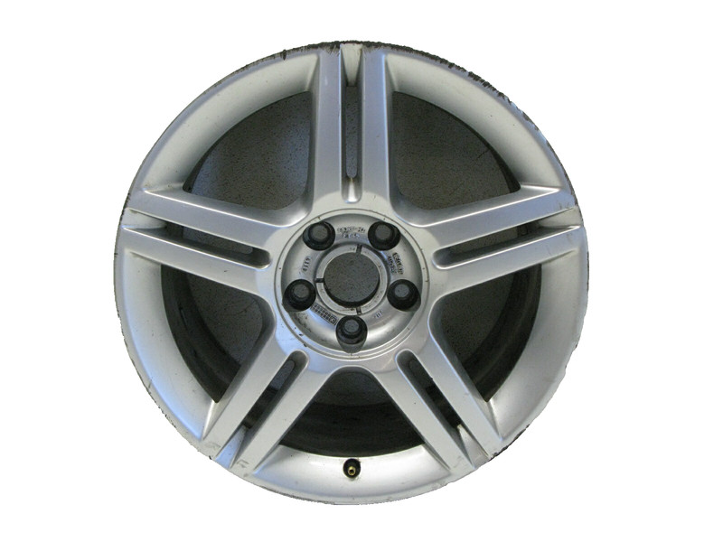 04-09 AUDI B7 A4 QUATTRO RIM WHEEL 5 DOUBLE SPOKE OEM 7.5 17" 8E0601025 011922 4