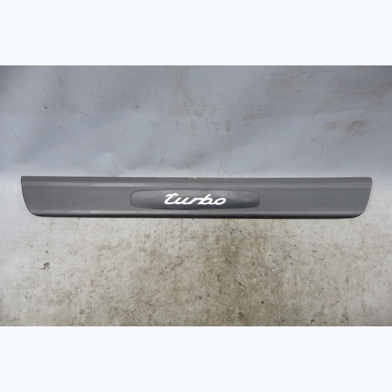 2001-2005 Porsche 996 911 Turbo Door Sill Cover Trim Plate Black OEM