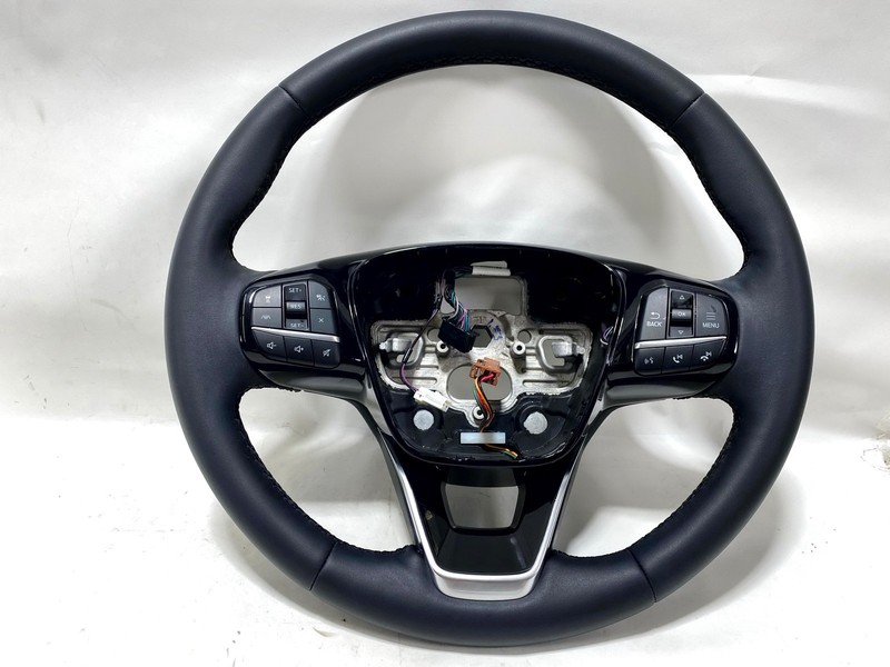 20-23 FORD ESCAPE LEATHER STEERING WHEEL W/ CONTROL SWITCHES OEM