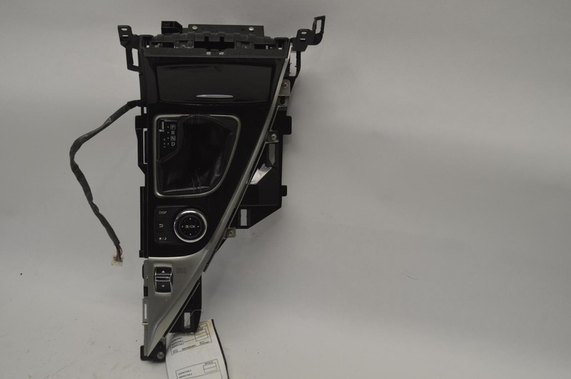 2014-2016 INFINITI Q50 CONSOLE SHIFTER BEZEL BOOT PANEL W/ DRIVE SWITCH KNOB OEM