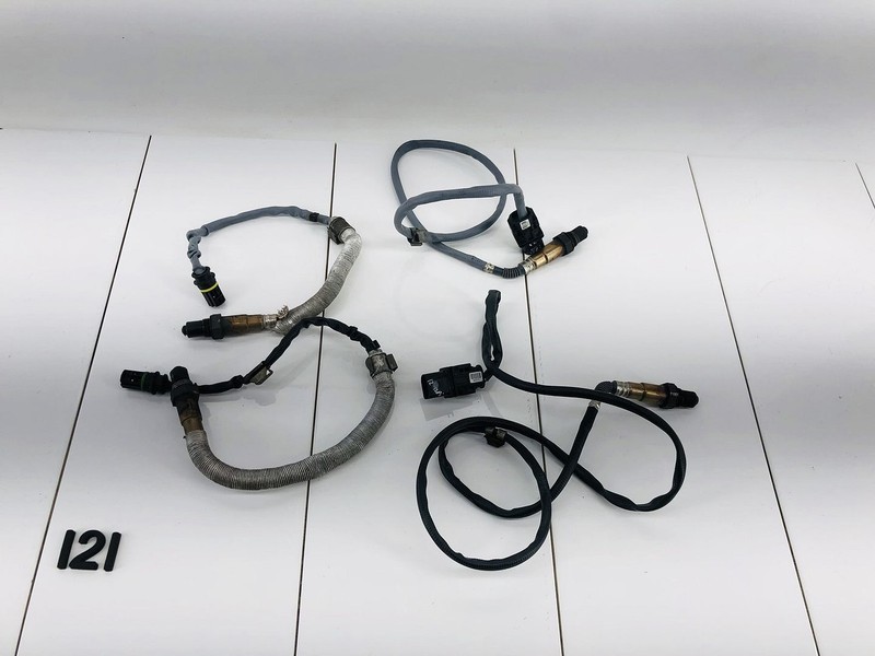 08-13 BMW 128I E82 3.0L L6 GASOLINE ENGINE MOTOR OXYGEN O2 SENSOR SET OF 4 OEM