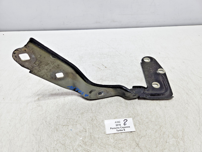 ✅ 15-18 OEM Porsche Cayenne Turbo 958 Front Left Driver Hood Bonnet Hinge Black