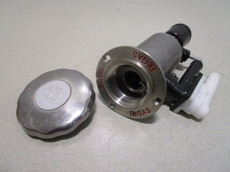Marine Boat Deck Gas Vented Deck Fill & Cap for 1-1/2" ID Hose