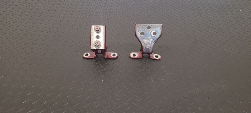 04-14 Ford F150 Front Left Driver Door Hinges Pair Red OEM 6L3Z-1522811-AA