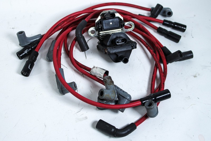 96 Chevy Corvette LT1 5.7 OEM Coil & Ignition Control Module w/ MSD Plug Wires