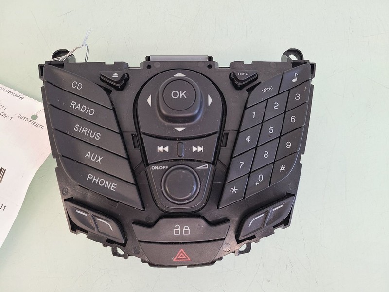 Audio Equipment Radio Control Panel Sync Thru 06/28/12 Fits 11-13 FIESTA 588423