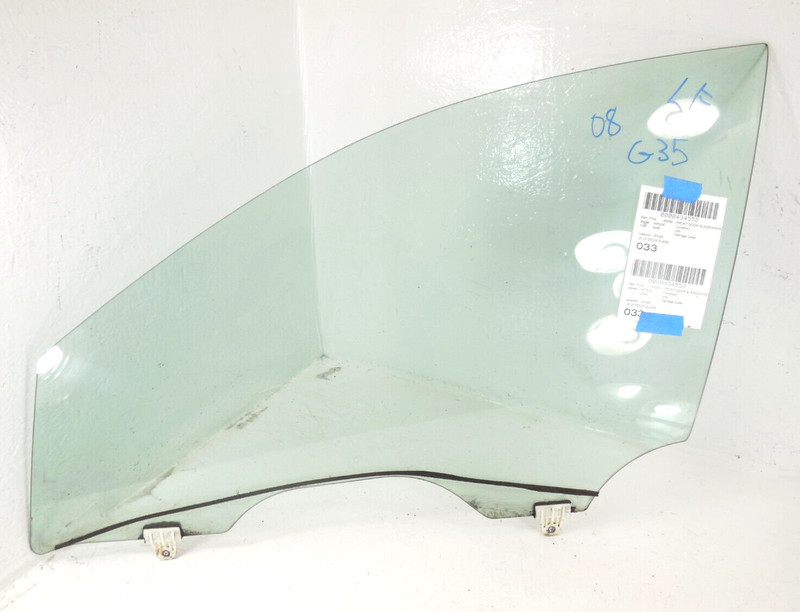 2007 2008 Infiniti G35 Front Door Window Glass Driver Left LH OEM 4 Door
