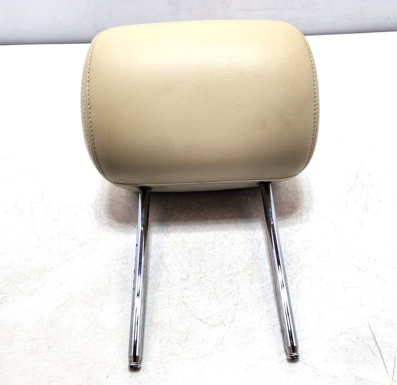 ✅ 2004 OEM Jaguar XJ8 Front Right Passenger Side Headrest Leather Beige*