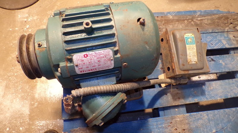 Reliance Duty Master 21A686A DM w/ Bulldog Vacubreak JN-421 AC Electric Motor w/