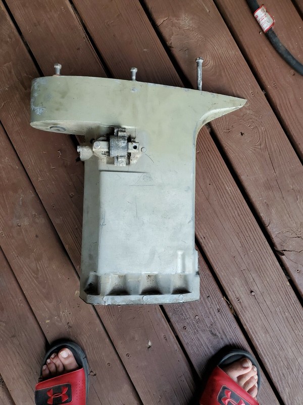 317932 Outer Exhaust Housing - Long - Johnson Evinrude 1973-74 1979-81 50-60HP