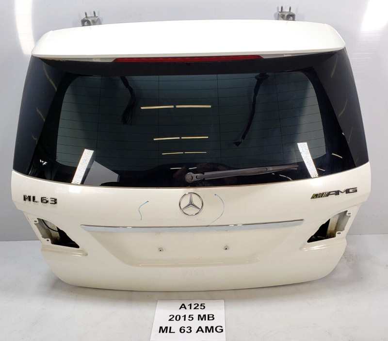 ✅ 12-16 OEM Mercedes W166 ML63 AMG Trunk Lid Liftgate Tailgate Shell White NOTE*