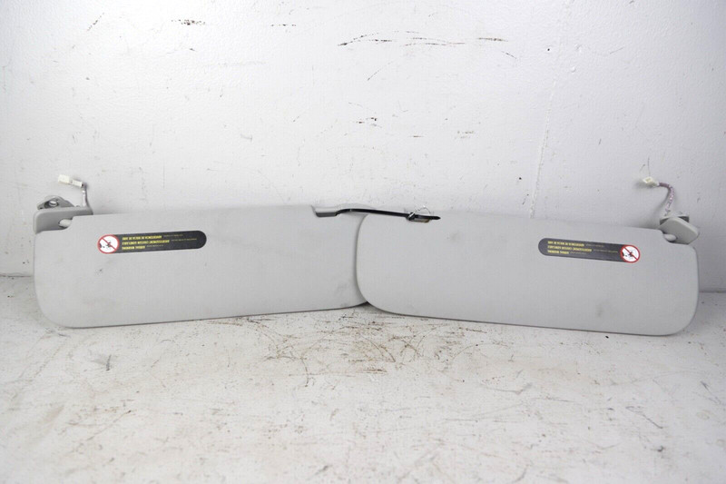 17-23 Tesla Model Y 3 Front Right Passenger Side Sunvisor Sun Visor Gray OEM 30k