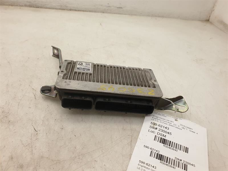 2014 TOYOTA CAMRY LE ENGINE ECM ELECTRONIC CONTROL MODULE ASSEMBLY