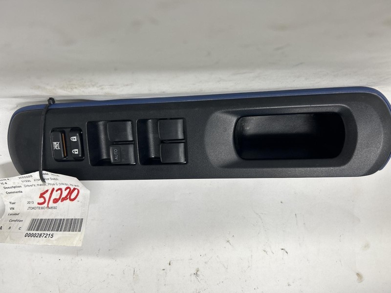 12-'19 TOYOTA PRIUS C Front Door Switch Driver master OEM 1 Year Warranty!