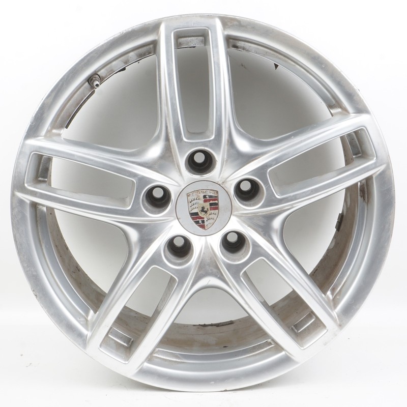 2011-2018 Porsche Cayenne 958 Turbo 8.5 X 19 19" Wheel Rim Silver 7P5601025A OEM