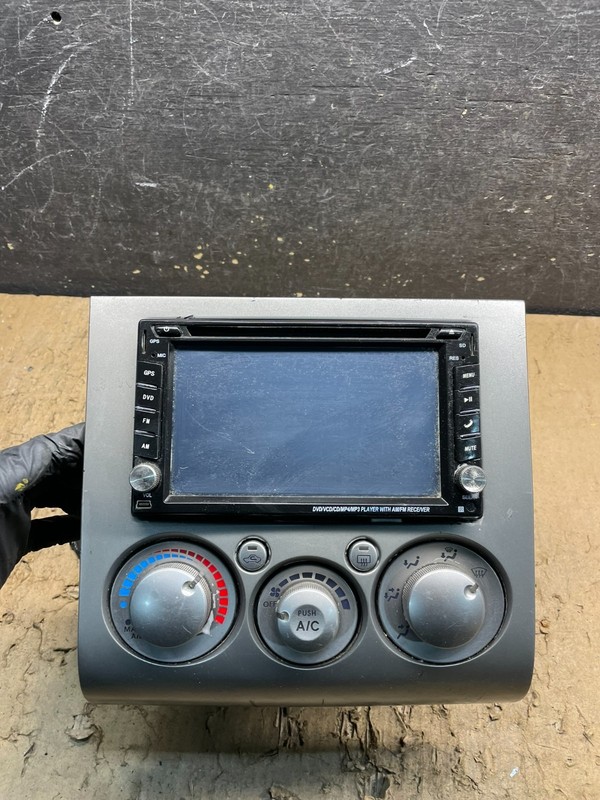 2009 to 2012 Mitsubishi Galant A/C Heater Climate Control Radio Bezel W7053 PS