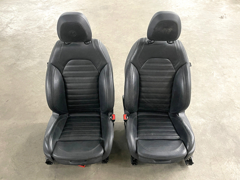⭐2017-2023 ALFA ROMEO STELVIO SPORT FRONT RIGHT & LEFT SEATS LEATHER OEM LOT2395