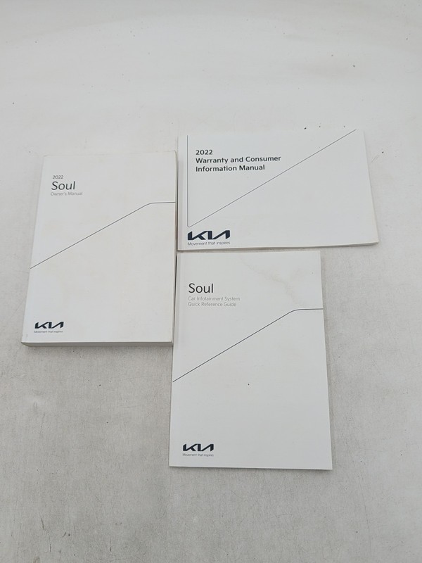 2022 Kia Soul Owners Manual with Navigation Consumer Information Free Shipping