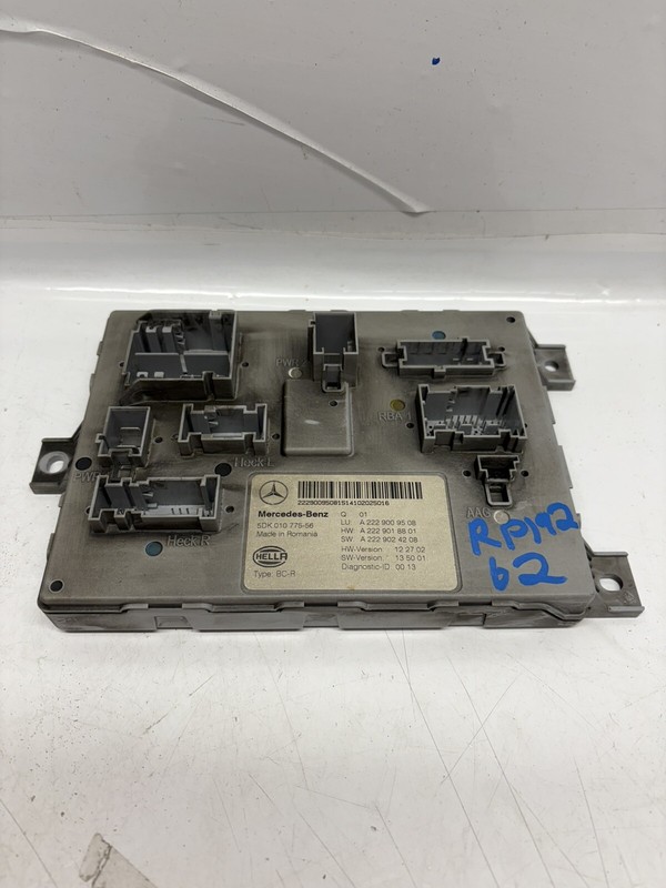 15 Mercedes W222 S550 module, rear sam, 2229009508