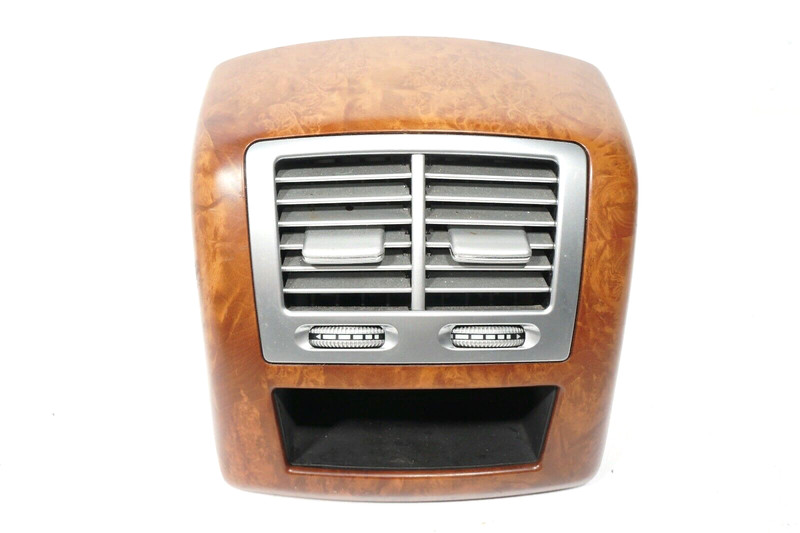 07 08 09 MERCEDES-BENZ S550 W221 REAR CENTER CONSOLE AIR VENT & WOOD TRIM OEM