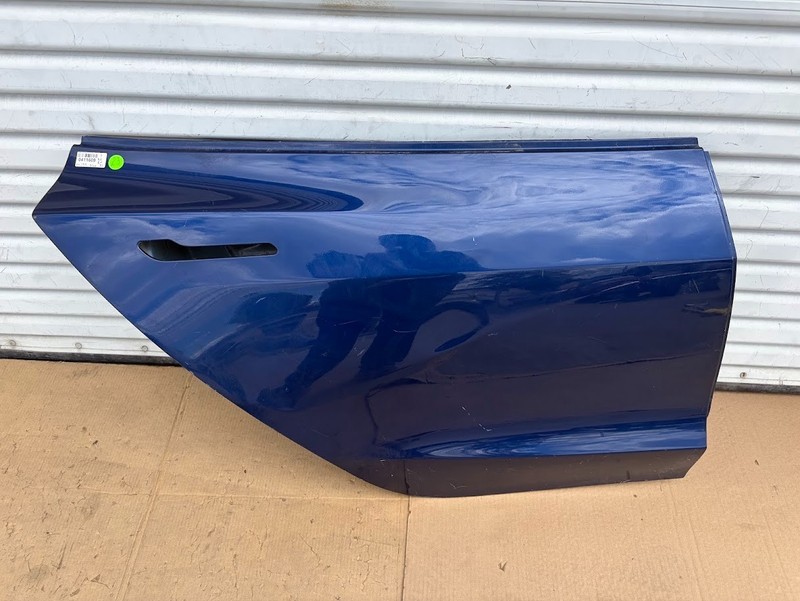 ✅2017-2023 Tesla Model 3 Rear Right Passenger Side Door Blue w/scratches