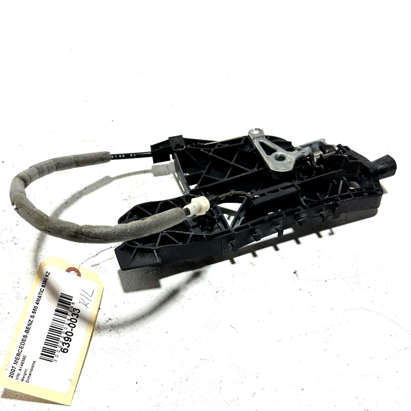2007-2013 MERCEDES S550 W221 REAR LEFT DRIVER SIDE DOOR HANDLE BASE KEYLESS OEM