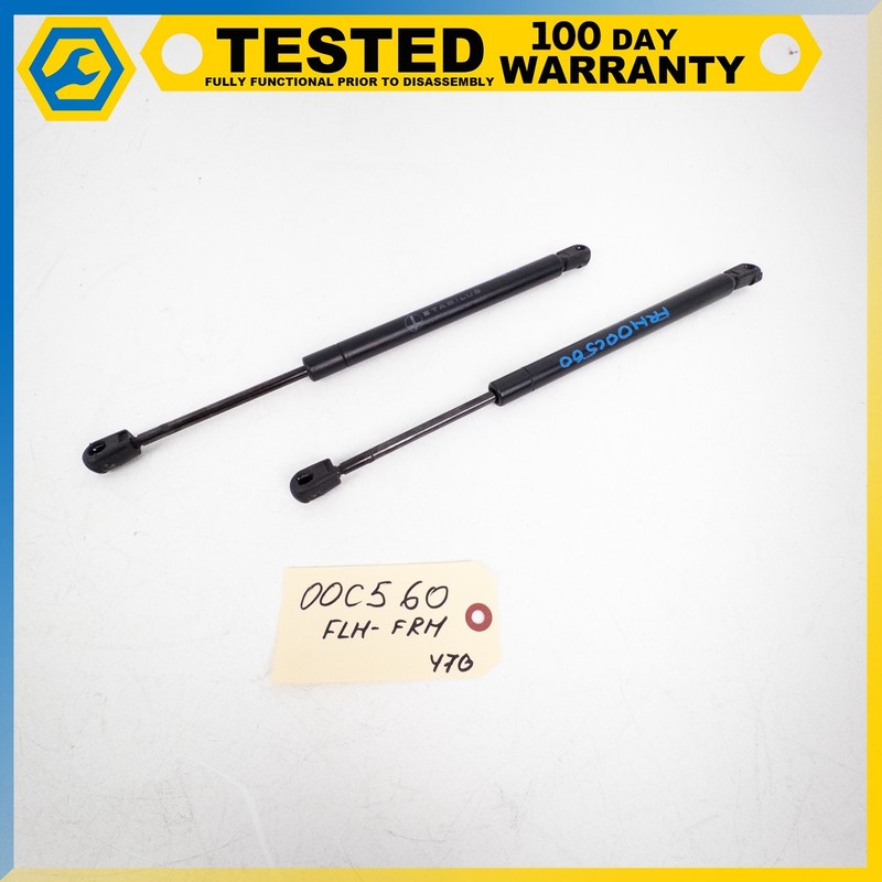 97-04 CHEVROLET CORVETTE C5 FRONT RIGHT & LEFT HOOD LIFT SUPPORT STRUT SET OEM